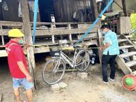 งานสังคมสงเคราะห์ ลงพื้นที่ร่วมกับกองช่าง เทศบาลนครแม่สอด ในการประมาณการการปรับสภาพที่อยู่อาศัยสำหรับผู้สูงอายุ เพื่อประกอบการพิจารณาการจัดทำแผนการปรับสภาพที่อยู่อาศัย