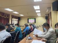 ประชุมหารือการจัดประเพณีอาหารพื้นเมืองเทศบาลนครแม่สอด ร่วมกับ ประธานชุมชน, ประธานกลุ่มสตรี ทั้ง 20 ชุมชน, คณะผู้บริหาร และสมาชิกสภาเทศบาลนครแม่สอด