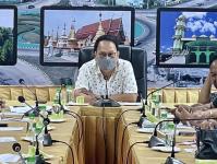 ประชุมหารือการจัดประเพณีอาหารพื้นเมืองเทศบาลนครแม่สอด ร่วมกับ ประธานชุมชน, ประธานกลุ่มสตรี ทั้ง 20 ชุมชน, คณะผู้บริหาร และสมาชิกสภาเทศบาลนครแม่สอด