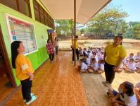 ดับเพลิงนครแม่สอด ออกให้ความรู้การป้องกันอัคคีภัยในสถานศึกษา โรงเรียนบ้านหนองน้ำเขียว ตำบลแม่กุ