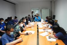 กองการศึกษาจัดประชุมเตรียมความพร้อมงานสงกรานต์ ประจำปี พ.ศ. 2566