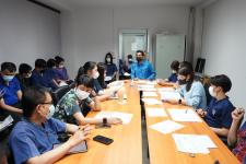 กองการศึกษาจัดประชุมเตรียมความพร้อมงานสงกรานต์ ประจำปี พ.ศ. 2566