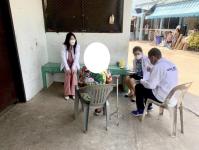 ลงพื้นที่ชุมชนบัวคูณ เนื่องจากได้รับการประสานจากบ้านพักเด็กและครอบครัวจังหวัดตาก กรณีปัญหาความรุนแรงในครอบครัว