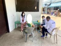 ลงพื้นที่ชุมชนบัวคูณ เนื่องจากได้รับการประสานจากบ้านพักเด็กและครอบครัวจังหวัดตาก กรณีปัญหาความรุนแรงในครอบครัว