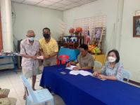 ลงพื้นที่แจกเบี้ยยังชีพผู้สูงอายุและพิการ ประจำเดือนเมษายน 2566 ณที่ทำการชุมชน บัวคูน บ้านทุ่ง วัดหลวง สันต้นปิน อิสลาม