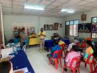 ลงพื้นที่แจกเบี้ยยังชีพผู้สูงอายุและพิการ ประจำเดือนเมษายน 2566 ณที่ทำการชุมชน บัวคูน บ้านทุ่ง วัดหลวง สันต้นปิน อิสลาม