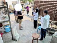 ลงพื้นที่เกิดเหตุอัคคีภัย ณ ชุมชนร่วมแรง เพื่อสอบข้อเท็จจริงเบื้องต้นเพื่อนำข้อมูลประกอบการพิจารณาให้ความช่วยเหลือตามหลักเกณฑ์การช่วยเหลือประชาชนขององค์กรปกครองส่วนท้องถิ่นต่อไป