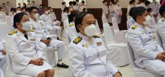 กองการเจ้าหน้าที่ เข้าร่วมพิธีวางพวงมาลาในวันสมเด็จพระนเรศวรมหาราช