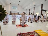 กองการเจ้าหน้าที่ เข้าร่วมพิธีวางพวงมาลาในวันสมเด็จพระนเรศวรมหาราช