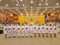 เทศบาลนครแม่สอด จัดพิธีรับพระราชทานเครื่องราชอิสริยาภรณ์ อันเป็นที่เชิดชูยิ่งช้างเผือก และเครื่องราชอิสริยาภรณ์อันมีเกียรติยศยิ่งมงกุฎไทย