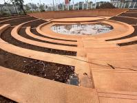 ผุ้อำนวยการกองการศึกษา เทศบาลนครแม่สอด ตรวจเยี่ยมการก่อสร้างศาลสมเด็จฯ การก่อสร้างสระว่ายน้ำ และสนามกีฬา 5 อำเภอชายแดน เทศบาลนครแม่สอด