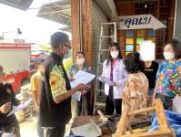 ลงพื้นที่รับคำร้องเบื้องต้น และประเมินความเสียหายกรณีครัวเรือนได้รับความเสียหาย จากเหตุวาตภัย