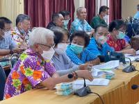 ประชุมเพื่อทราบถึงปัญหาความเดือดร้อนของประชาชน ร่วมพิจารณาแนวทางการพัฒนาชุมชนในเขตเทศบาล