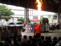 ออกฝึกซ้อมการดับเพลิงขั้นต้น ฝึกซ้อมดับเพลิง และฝึกซ้อมอพยพหนีไฟ ณ บริษัท โฮมโปรดักส์ เซ็นเตอร์ จำกัด