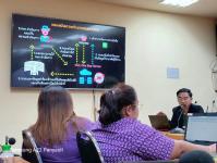 เข้าร่วมประชุม การฝึกอบรมผู้ใช้งานระบบบริการประชาชน   One Stop Service  ณ ห้องประชุมโกเมน ชั้น 3 สำนักงานเทศบาลนครแม่สอด