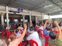 เลือกคณะกรรมการชุมชน ชุมชนร่วมใจ