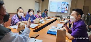 จัดประชุมเพื่อดำเนินการติดตามและประเมินผลแผนพัฒนา ประจำปีงบประมาณ พ.ศ. 2566 