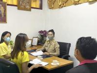 ร่วมประชุมวางแผนการส่งเสริมการพัฒนาศักยภาพทีมปฏิบัติงานด้านการคุ้มครองสวัสดิภาพคนไร้ที่พึ่งและคนขอทานร่วมกับเจ้าหน้าที่ศูนย์คุ้มครองคนไร้ที่พึ่งจังหวัดตาก ณ ห้องปันฝันปันสุข ( Counseling Room) 