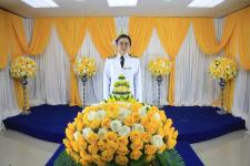 กองยุทธศาสตร์และงบประมาณ จัดไห้มีการบันทึกเทปถวายพระพรชัยมงคล เนื่องในโอกาสที่พระบาทสมเด็จพระปรเมนทรรามาธิบดีศรีสินทรมหาวชิราลงกรณ พระวชิรเกล้าเจ้าอยู่หัว ทรงเจริญพระชนมพรรษา 71 พรรษา