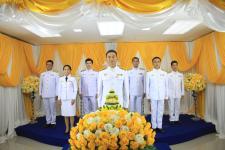 กองยุทธศาสตร์และงบประมาณ จัดไห้มีการบันทึกเทปถวายพระพรชัยมงคล เนื่องในโอกาสที่พระบาทสมเด็จพระปรเมนทรรามาธิบดีศรีสินทรมหาวชิราลงกรณ พระวชิรเกล้าเจ้าอยู่หัว ทรงเจริญพระชนมพรรษา 71 พรรษา