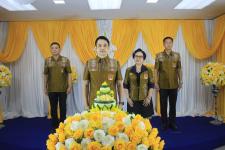 กองยุทธศาสตร์และงบประมาณ จัดไห้มีการบันทึกเทปถวายพระพรชัยมงคล เนื่องในโอกาสที่พระบาทสมเด็จพระปรเมนทรรามาธิบดีศรีสินทรมหาวชิราลงกรณ พระวชิรเกล้าเจ้าอยู่หัว ทรงเจริญพระชนมพรรษา 71 พรรษา