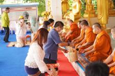 เทศบาลนครแม่สอดจัดกิจกรรมประเพณีแห่เทียนจำนำพรรษา ประจำปี พ.ศ. 2566