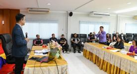 ผอ.กองยุทธศาสตร์และงบประมาณ เทศบาลนครแม่สอด  ได้รับเกียรติเป็นวิทยากรโครงการฝึกอบรมพนักงานเทศบาล และลูกจ้าง ให้มีความรู้ความสามารถในการปฏิบัติงาน ประจำปีงบประมาณ 2566