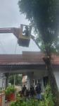 ดับเพลิงนครแม่สอด ออกตัดต้นไม้ภายในบ้านพักโรงฆ่าสัตว์ เทศบาลนครแม่สอด