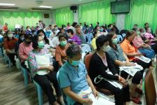 ทน.แม่สอด โครงการอบรมเพิ่มประสิทธิภาพเครือข่ายองค์กรประสานพลังแผ่นดินเอาชนะยาเสพติด   