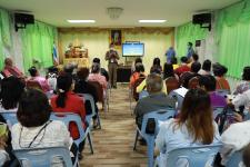 ทน.แม่สอด โครงการอบรมเพิ่มประสิทธิภาพเครือข่ายองค์กรประสานพลังแผ่นดินเอาชนะยาเสพติด   