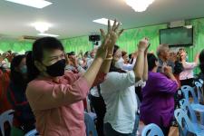 ทน.แม่สอด โครงการอบรมเพิ่มประสิทธิภาพเครือข่ายองค์กรประสานพลังแผ่นดินเอาชนะยาเสพติด   