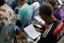 ทน.แม่สอด โครงการอบรมเพิ่มประสิทธิภาพเครือข่ายองค์กรประสานพลังแผ่นดินเอาชนะยาเสพติด   