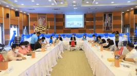 กองวิชาการและแผนงาน ปฏิบัติหน้าที่ในการประชุมเร่งรัดการเบิกจ่ายงบประมาณรายจ่ายประจำปี พ.ศ.2563 งบเงินอุดหนุน เงินอุดหนุนเฉพราะกิจ และงบกลาง ครั้งที่ 1 /2563