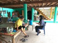 ลงพื้นที่เยี่ยมบ้านเพื่อสอบข้อเท็จจริงประกอบการพิจารณาให้ความช่วยเหลือ