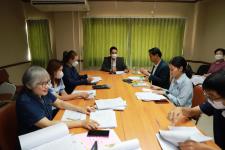 กองยุทธศาสตร์และงบประมาณ จัดประชุมซักซ้อมแนวทางการจัดทำแผนดำเนินงานประจำปีงบประมาณ พ.ศ.2567 การซักซ้อมแนวทางในการจัดทำรายงานการบริหารจัดการความเสี่ยง ประจำปีงบประมาณ พ.ศ.2567 และการร่างแผนพัฒนาท้องถิ่น (พ.ศ.2566 - 2567 ) 