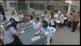 งานพัฒนาชุมชน-โครงการส่งเสริมและให้ความรู้กลุ่มผู้สูงอายุในเขตเทศบาลนครแม่สอด “หลักสูตรการพัฒนาคุณภาพชีวิตผู้สูงอายุในเขตเทศบาลนครแม่สอด”ประจำปี 2562