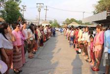 งานพัฒนาชุมชน-โครงการประเพณีอาหารพื้นเมืองท้องถิ่นเทศบาลนครแม่สอดประจำปีงบประมาณ 2562 