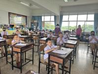 หน่วยศึกษานิเทศก์ ตรวจเยี่ยมสถานศึกษาในสังกัดดำเนินโครงการส่งเสริมการอ่านสำหรับนักเรียนในสังกัดเทศบาลนครแม่สอด ประจำปี 2566