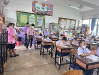 หน่วยศึกษานิเทศก์ ตรวจเยี่ยมสถานศึกษาในสังกัดดำเนินโครงการส่งเสริมการอ่านสำหรับนักเรียนในสังกัดเทศบาลนครแม่สอด ประจำปี 2566