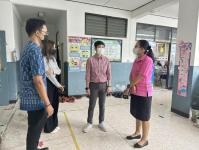 หน่วยศึกษานิเทศก์ ตรวจเยี่ยมสถานศึกษาในสังกัดดำเนินโครงการส่งเสริมการอ่านสำหรับนักเรียนในสังกัดเทศบาลนครแม่สอด ประจำปี 2566