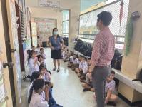 หน่วยศึกษานิเทศก์ ตรวจเยี่ยมสถานศึกษาในสังกัดดำเนินโครงการส่งเสริมการอ่านสำหรับนักเรียนในสังกัดเทศบาลนครแม่สอด ประจำปี 2566