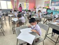 หน่วยศึกษานิเทศก์ ตรวจเยี่ยมสถานศึกษาในสังกัดดำเนินโครงการส่งเสริมการอ่านสำหรับนักเรียนในสังกัดเทศบาลนครแม่สอด ประจำปี 2566