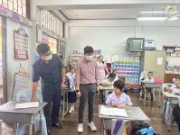 หน่วยศึกษานิเทศก์ ตรวจเยี่ยมสถานศึกษาในสังกัดดำเนินโครงการส่งเสริมการอ่านสำหรับนักเรียนในสังกัดเทศบาลนครแม่สอด ประจำปี 2566