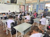 หน่วยศึกษานิเทศก์ ตรวจเยี่ยมสถานศึกษาในสังกัดดำเนินโครงการส่งเสริมการอ่านสำหรับนักเรียนในสังกัดเทศบาลนครแม่สอด ประจำปี 2566