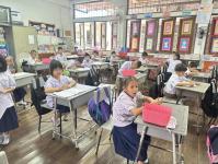 หน่วยศึกษานิเทศก์ ตรวจเยี่ยมสถานศึกษาในสังกัดดำเนินโครงการส่งเสริมการอ่านสำหรับนักเรียนในสังกัดเทศบาลนครแม่สอด ประจำปี 2566