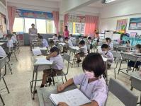 หน่วยศึกษานิเทศก์ ตรวจเยี่ยมสถานศึกษาในสังกัดดำเนินโครงการส่งเสริมการอ่านสำหรับนักเรียนในสังกัดเทศบาลนครแม่สอด ประจำปี 2566