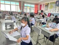 หน่วยศึกษานิเทศก์ ตรวจเยี่ยมสถานศึกษาในสังกัดดำเนินโครงการส่งเสริมการอ่านสำหรับนักเรียนในสังกัดเทศบาลนครแม่สอด ประจำปี 2566