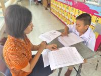 หน่วยศึกษานิเทศก์ ตรวจเยี่ยมสถานศึกษาในสังกัดดำเนินโครงการส่งเสริมการอ่านสำหรับนักเรียนในสังกัดเทศบาลนครแม่สอด ประจำปี 2566