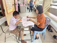 หน่วยศึกษานิเทศก์ ตรวจเยี่ยมสถานศึกษาในสังกัดดำเนินโครงการส่งเสริมการอ่านสำหรับนักเรียนในสังกัดเทศบาลนครแม่สอด ประจำปี 2566