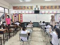 หน่วยศึกษานิเทศก์ ตรวจเยี่ยมสถานศึกษาในสังกัดดำเนินโครงการส่งเสริมการอ่านสำหรับนักเรียนในสังกัดเทศบาลนครแม่สอด ประจำปี 2566